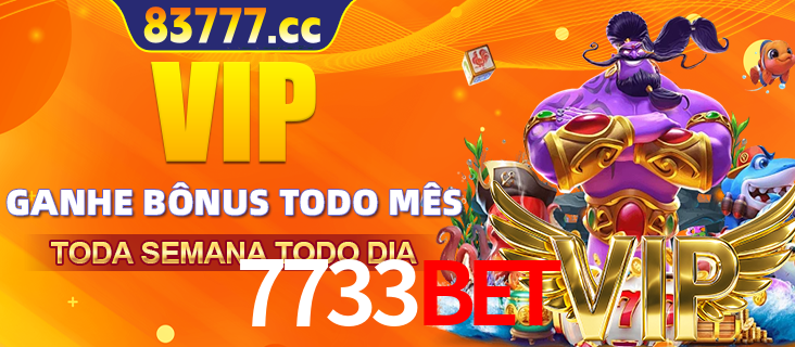 Banner promocional do 7733bet oferecendo 100% de recompensas adicionais contínuas para quem fizer o login diário (Daily sign-in), com um mascote de coelho.