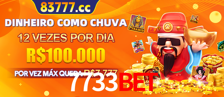 Banner do programa de recompensas Recomende para amigos do 7733bet, detalhando os bônus por convidar amigos, com prêmios que chegam a R$288.888.